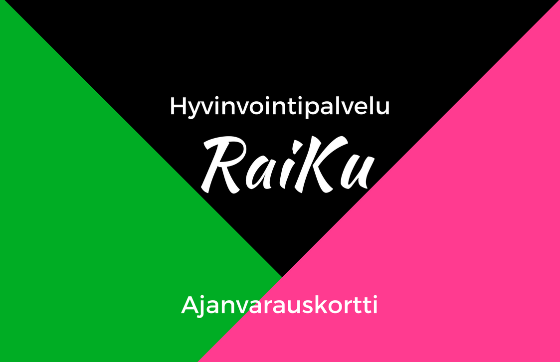 Saat ensimmäisellä käynnilläsi ajanvarauskortin. Saat viidennestä hoitokerrasta 10€:n ja kymmenennestä hoitokerrasta 20€:n alennuksen.